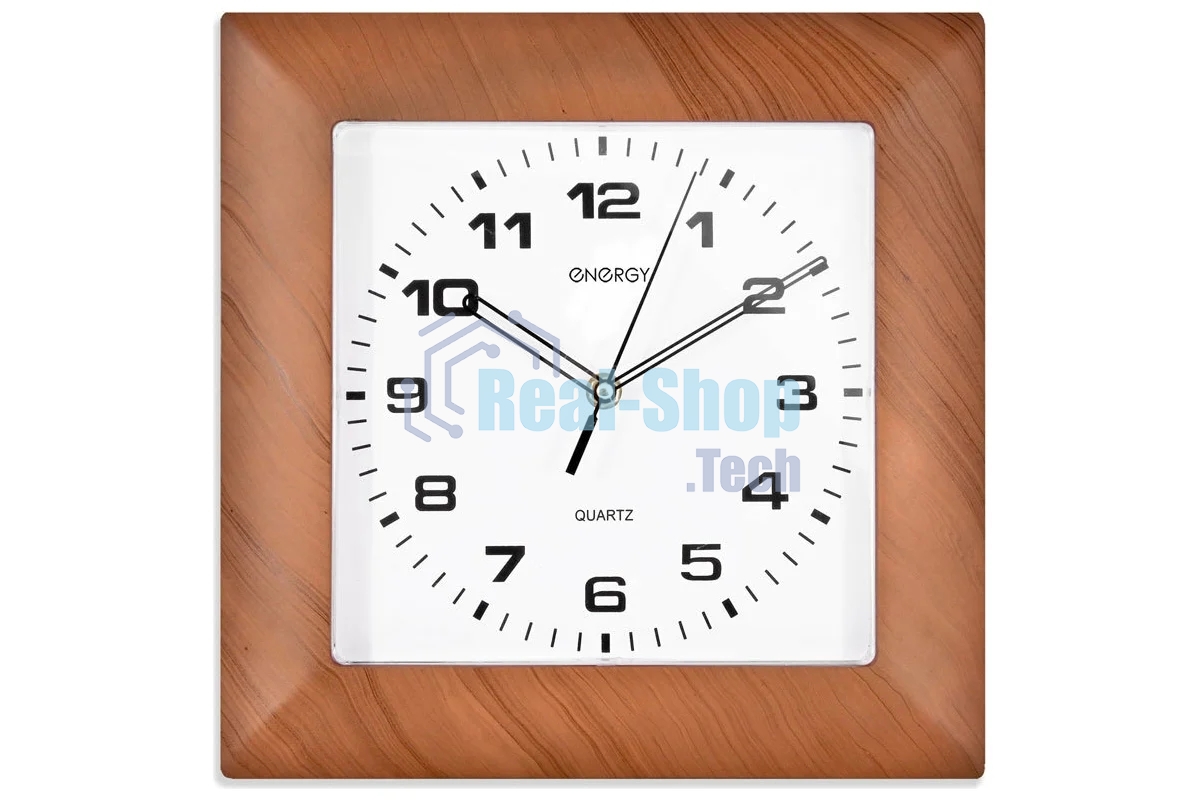Часы настенные кварцевые Energy ЕС-14 квадратные