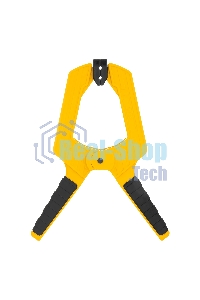 Струбцина клещеобразная Denzel усиленная 100 х 80 мм, двухкомпонентные рукоятки