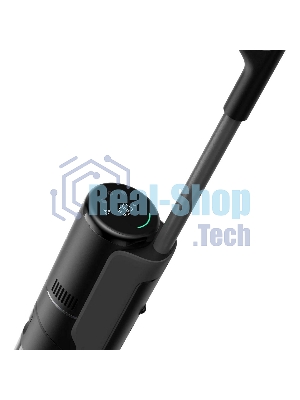 Пылесос вертикальный моющий Dreame H12Pro Flex Reach черный, питание от аккумулятора, 400 Вт, уборка влажная/сухая, пылесборник 0.7 л