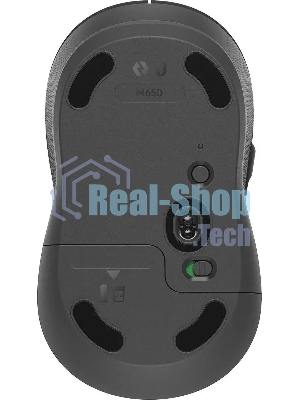 Мышь беспроводная Logitech M650 графитовый, 4000 dpi, радиоканал, Bluetooth, USB, кнопки - 5