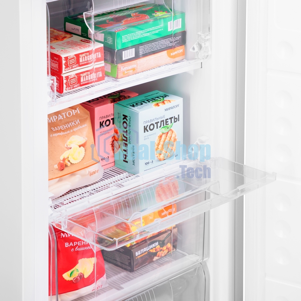 Морозильная камера Maunfeld MFFR143W, белый, 168л, 6 ящиков