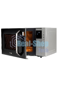 Микроволновая печь Hyundai HYM-M2066 серебристый, 23 л, 800 Вт, переключатели - мембранные кнопки