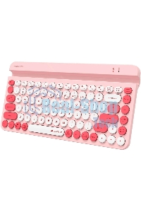 Клавиатура беспроводная A4Tech Fstyler FBK30 розовый USB BT/Radio slim Multimedia (FBK30 RASPBERRY)