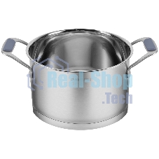 Кастрюля Maunfeld Madison MF50MS01CR из нержавеющей стали со стеклянной крышкой, 22см, 4,7л.