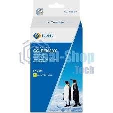 Картридж струйный G&G GG-PFI030Y PFI-030Y желтый (55мл) для Canon imagePROGRAF TA-20/30