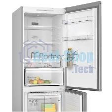 Холодильник Bosch KGN55VL21U нержавеющая сталь двухкамерный 375/105л морозилка снизу, No Frost
