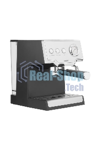 Кофеварка рожковая Centek CT-1167 черный/серебристый, исп. кофе - молотый, 1.6 л, 850 Вт, 20 бар