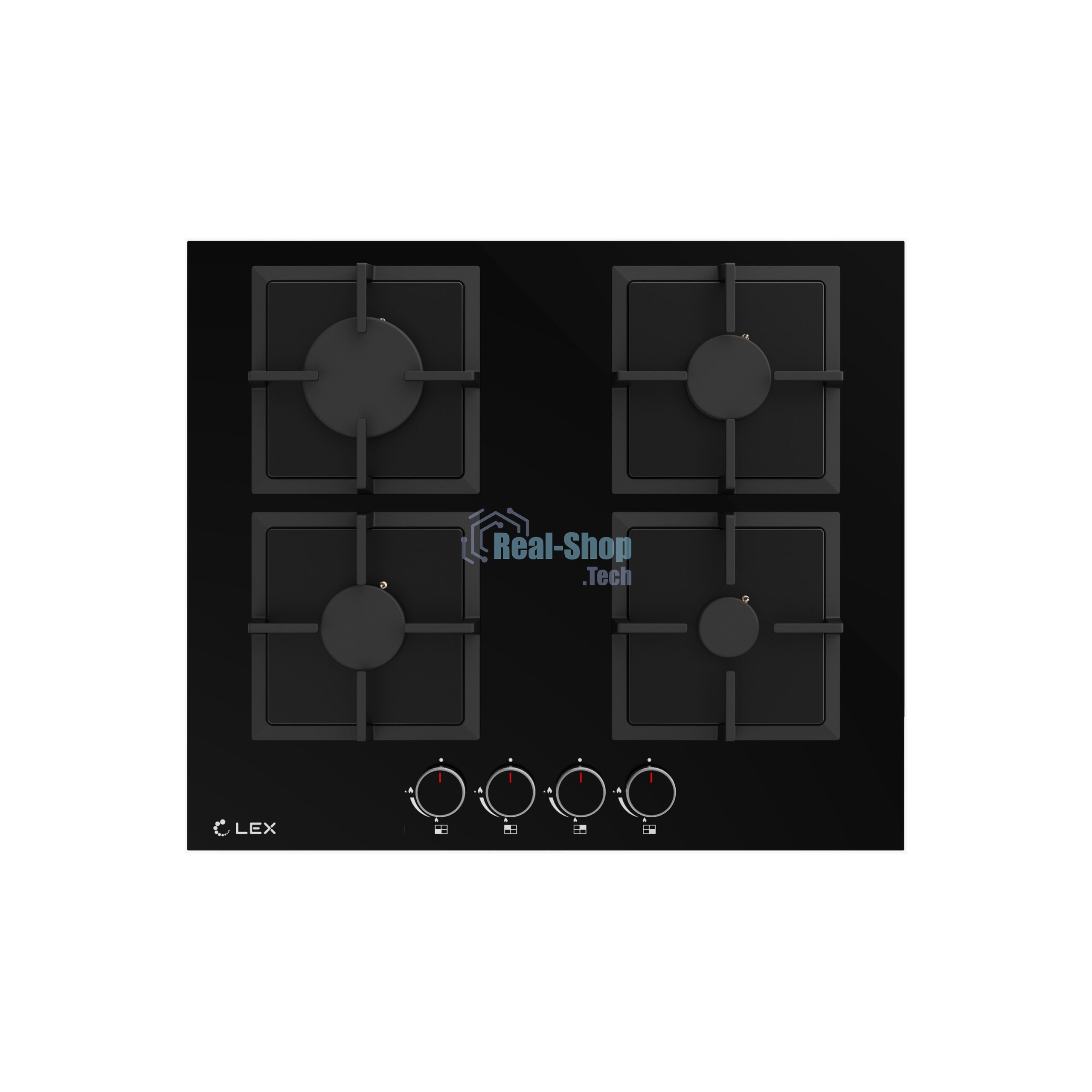 Газовая варочная панель LEX GVG 644 BBL, черный