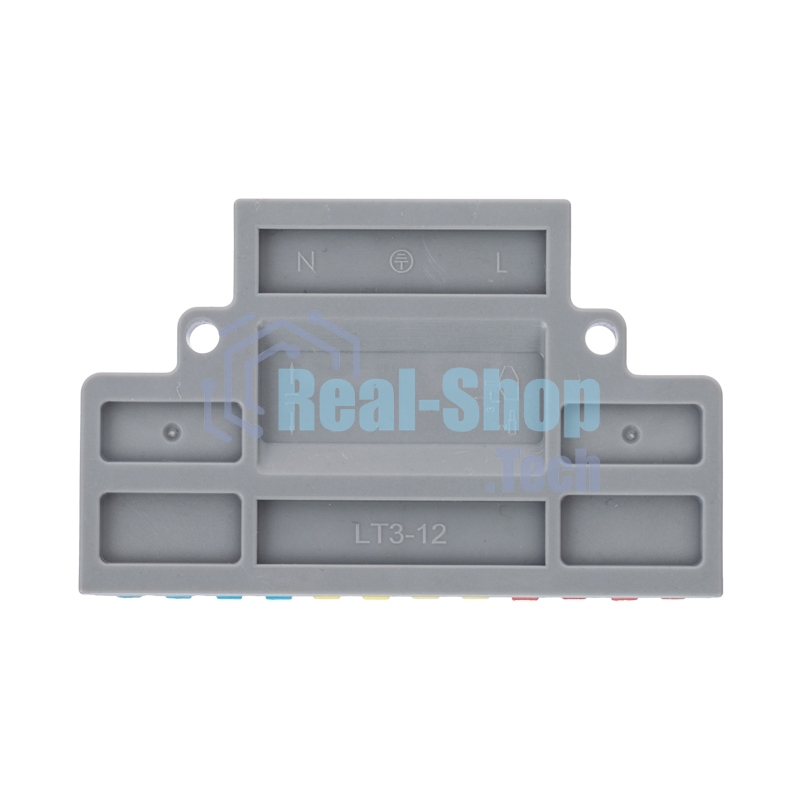 Клемма Rexant СМК 3х4 проходная разветвительная 3 полюса, с монтажной площадкой (1 ввод, 4 вывода на полюс) (10 шт/уп)