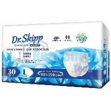 Подгузники для взрослых Dr.Skipp Standard Extra р-р L, 30 шт., 8132