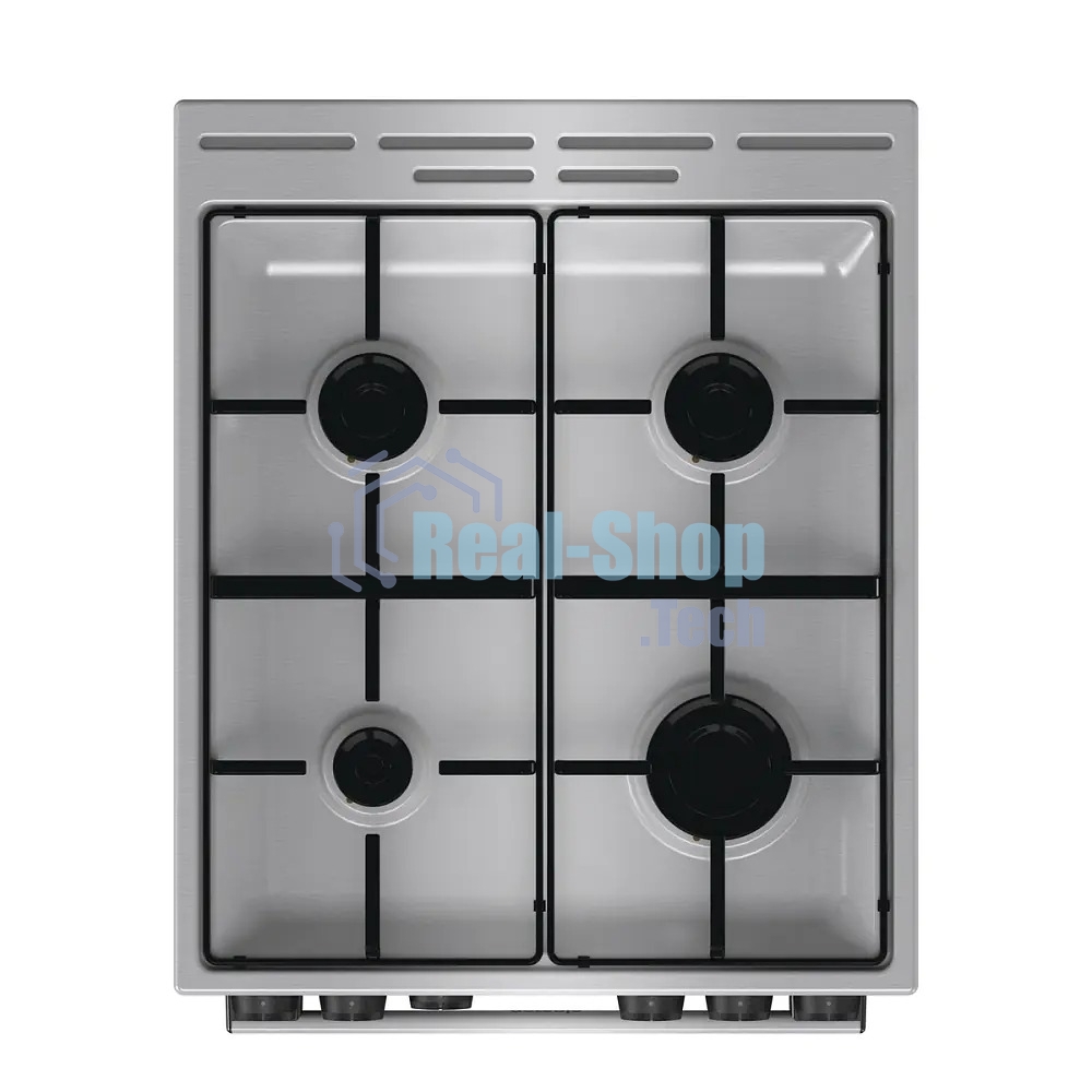 Плита газовая Gorenje GGI5A21XJ серебристый, конфорок 4 газовых, духовка 61 л, 50 см x 85 см x 59.4 см