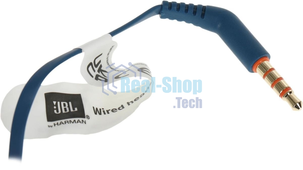 Наушники JBL Tune 110, 3.5 мм, внутриканальные, синий