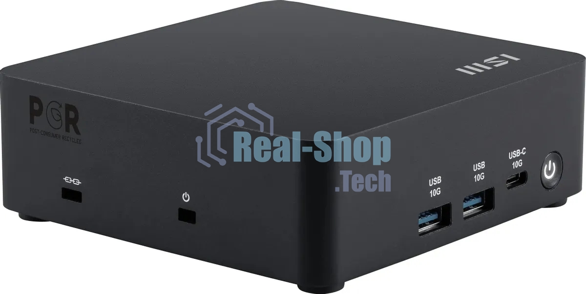 Мини ПК MSI Cubi NUC AI 1UMG-060BRU Core Ultra 7 155H (1.4) Arc graphics без ОС 2x2.5GbitEth WiFi BT 120W черный (936-B20911-060)