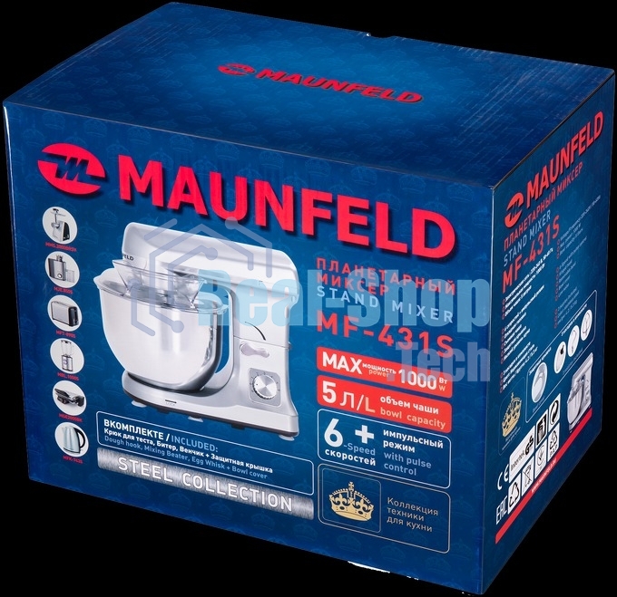 Миксер планетарный Maunfeld MF-431S