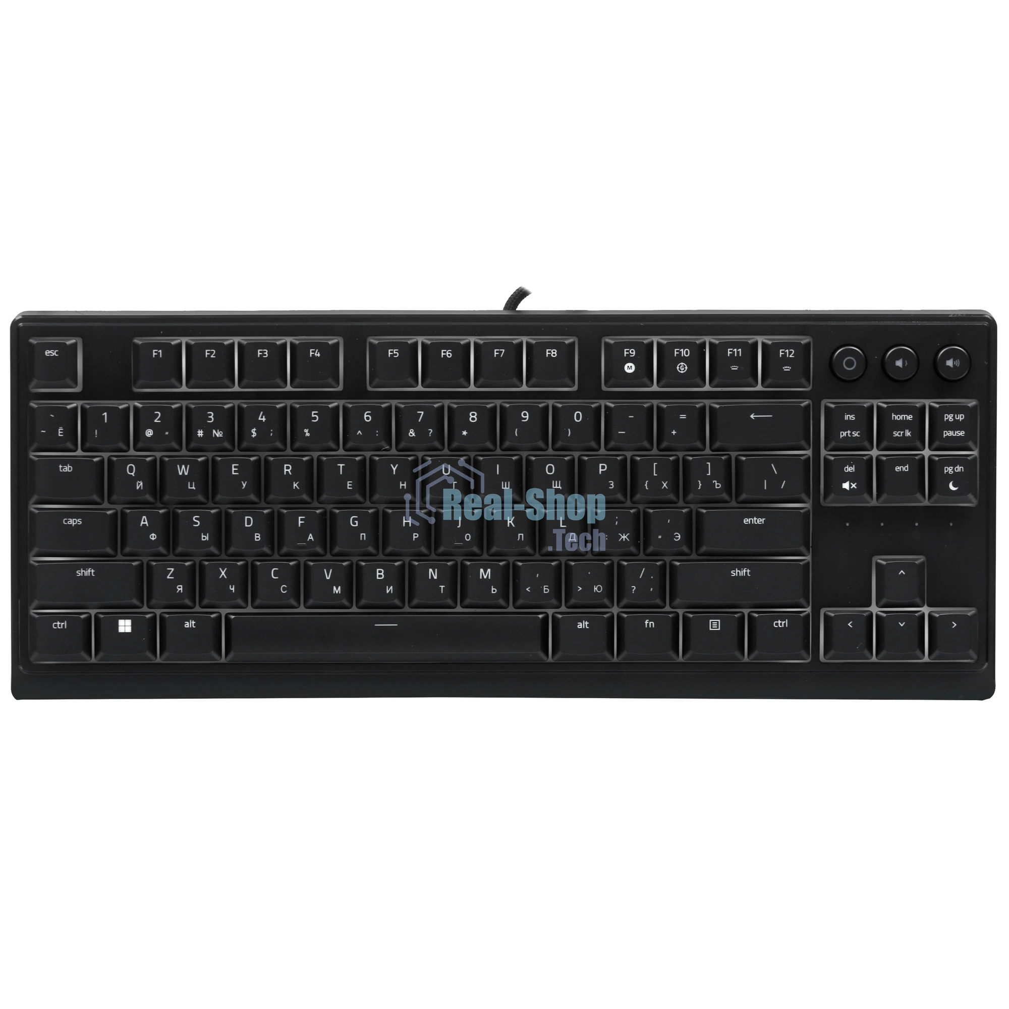 Клавиатура Razer Ornata V3 Tenkeyless проводная, USB Type-A, чёрный (Ру-раскладка)