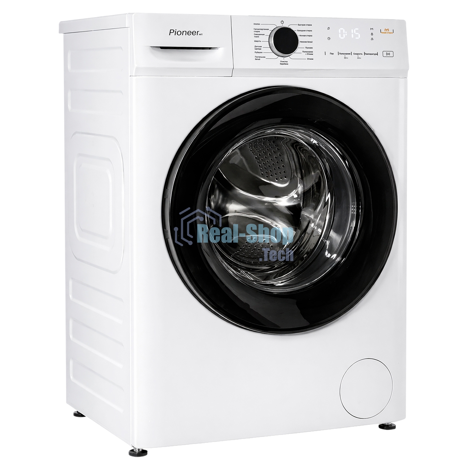 Стиральная машина Pioneer WM-228004WH белый, загрузка фронтальная 8 кг, 1400 об/мин
