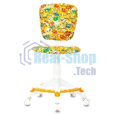 Кресло детское Бюрократ CH-W204/F оранжевый бэнг крестовина пластик подст. для ног пластик белый