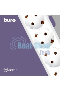Сетевой фильтр Buro 600SH-16-5-W 5 м (6 розеток) белый (коробка)