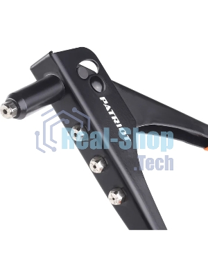 Заклепочник PATRIOT RP 240, неповоротный, набор заклепок (по 15шт х 2,4-3,2-4,0-4,8 мм)