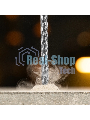 Бур по бетону Denzel цельная крестовая пластина, 6x165 мм, SDS PLUS