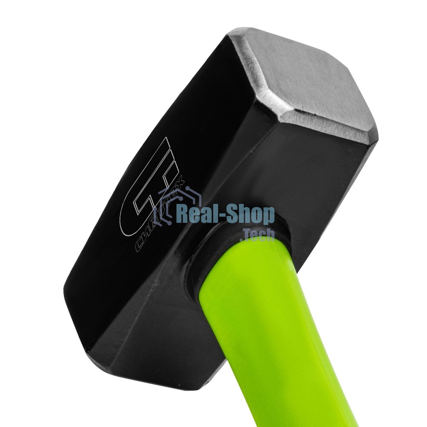 Кувалда Сибртех 1500 г, фибергласовая обрезиненная рукоятка