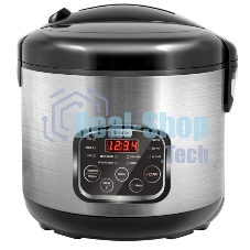 Мультиварка Centek CT-1490 (сталь)скороварка,1000Вт; 5.0л, 8 программ, ненагр крышка, а/п покр(4)