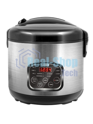 Мультиварка Centek CT-1490 (сталь)скороварка,1000Вт; 5.0л, 8 программ, ненагр крышка, а/п покр(4)