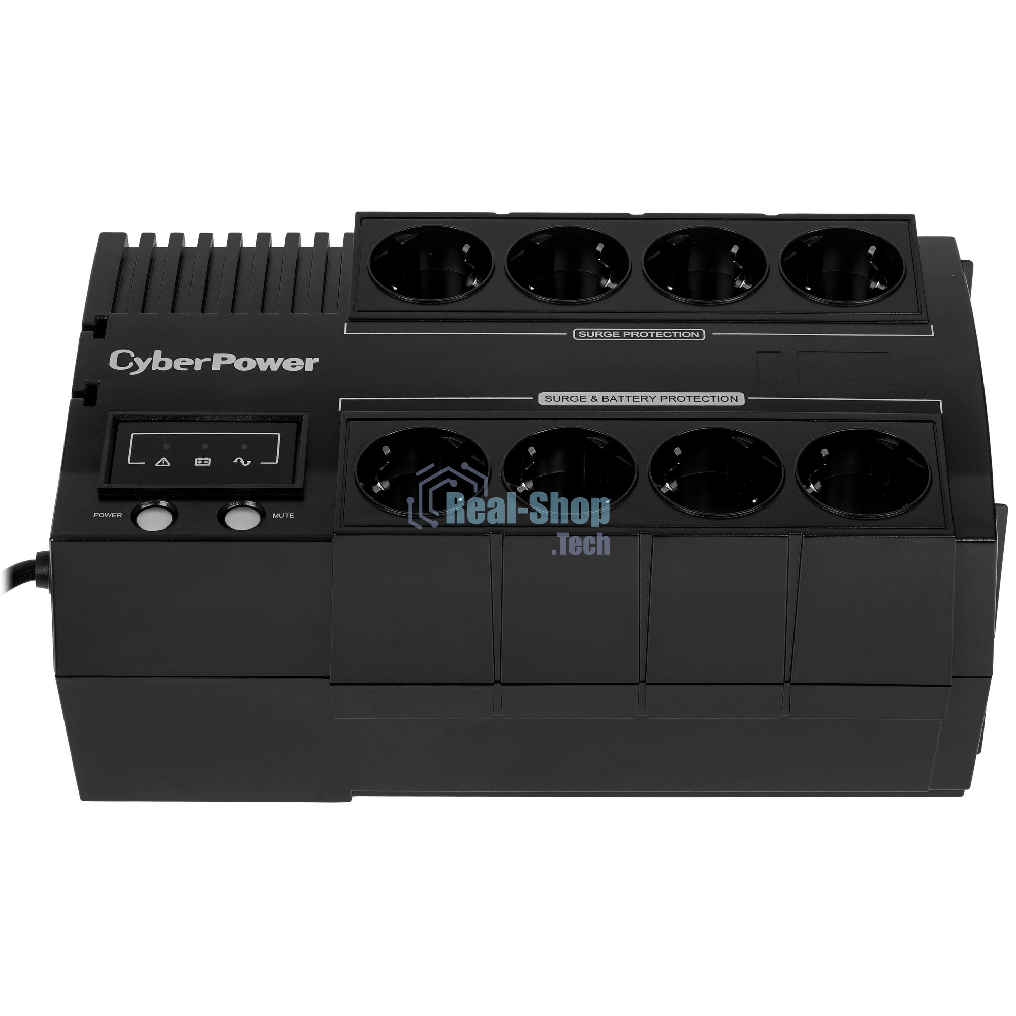 Источник бесперебойного питания CyberPower BS650E NEW/650 ВА/390 Вт/8 х CEE 7 (евророзетка)