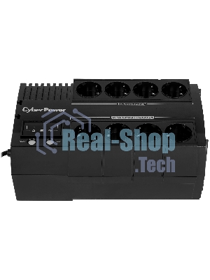 Источник бесперебойного питания CyberPower BS650E NEW/650 ВА/390 Вт/8 х CEE 7 (евророзетка)