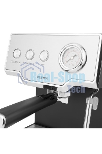 Кофеварка рожковая Centek CT-1167 черный/серебристый, исп. кофе - молотый, 1.6 л, 850 Вт, 20 бар