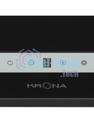 Вытяжка наклонная Krona Irma A 600 черный/серебристый, 60 см, 1300 куб. м/ч, 65 дБ