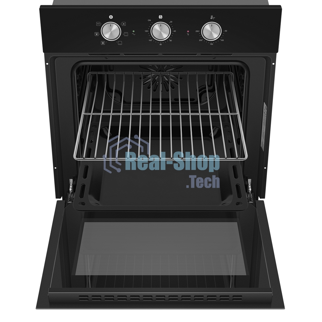 Духовой шкаф электрический HOMSair OEF606BK черный