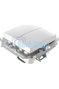 Механизм выключателя 2-кл. СП Simon15 16А IP20 бел. Simon 1591398-030