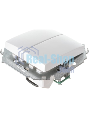Механизм выключателя 2-кл. СП Simon15 16А IP20 бел. Simon 1591398-030