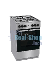 Плита газовая Gorenje GGI5A21XJ серебристый, конфорок 4 газовых, духовка 61 л, 50 см x 85 см x 59.4 см