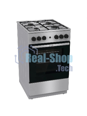 Плита газовая Gorenje GGI5A21XJ серебристый, конфорок 4 газовых, духовка 61 л, 50 см x 85 см x 59.4 см
