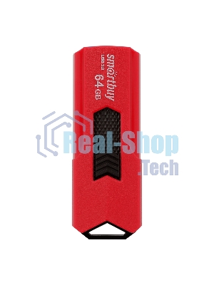 Флешка USB 64 Gb USB USB 3.0 Smartbuy STREAM красный (SB64 GbST-R3)