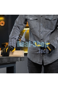 Молоток каменщика Denzel 680 г, цельнокованый, двухкомпонентная обрезиненная рукоятка