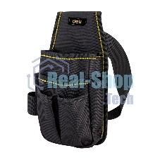 Поясная сумка монтажника Deli DL430003 260 x 150 мм, 6 карманов, ткань Оксфорд 600D