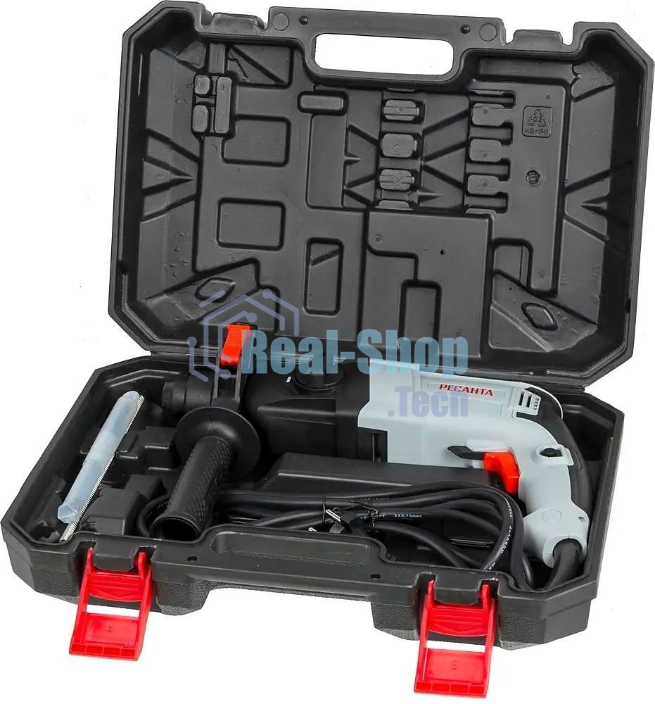 Перфоратор Ресанта П-24-650К патрон:SDS-plus уд.:2.8Дж 650Вт (кейс в комплекте)