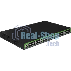 Коммутатор Digma DSW848G-6S+R, 48×1 Гбит/с + 6×10 Гбит/с SFP+, управляемый