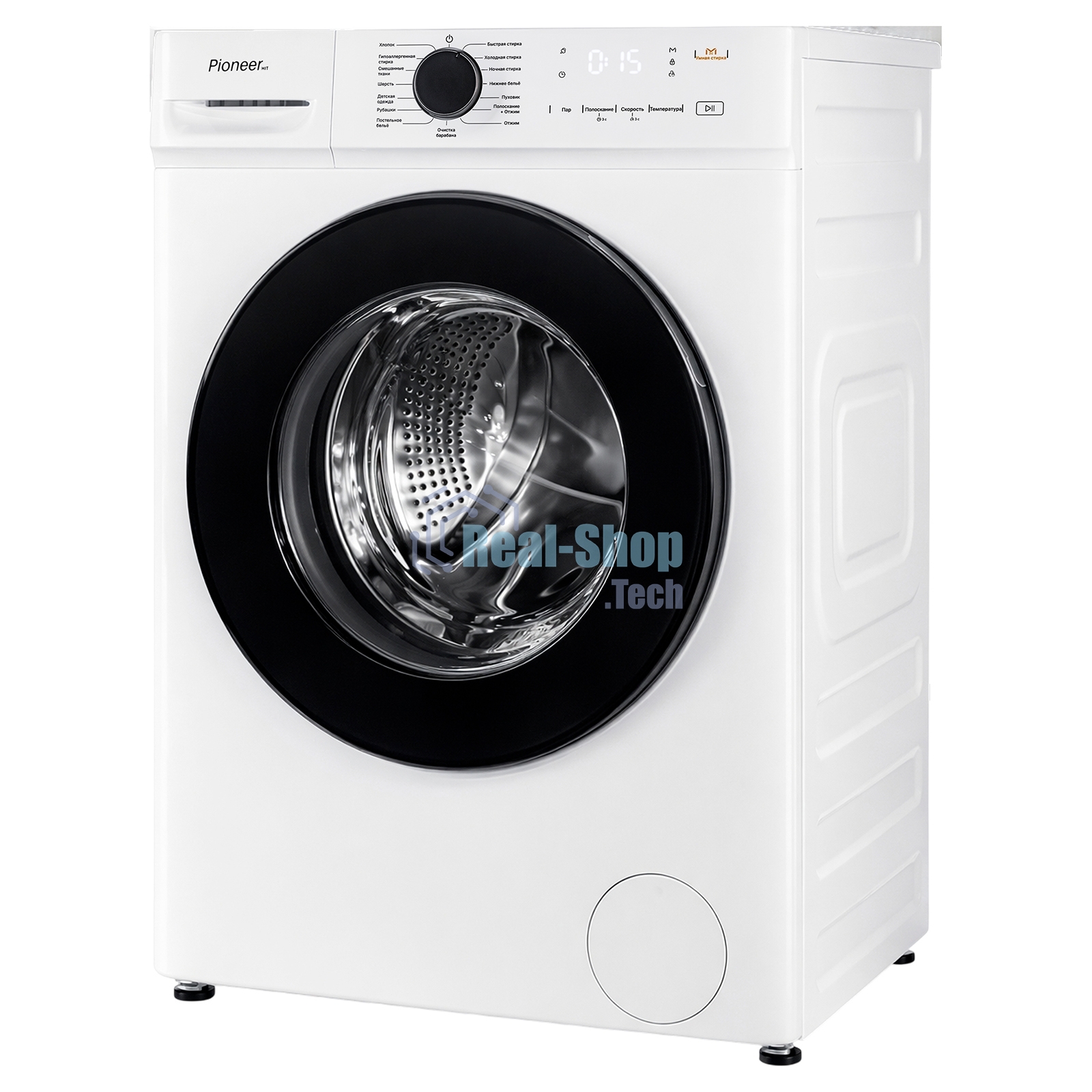 Стиральная машина Pioneer WM-228004WH белый, загрузка фронтальная 8 кг, 1400 об/мин