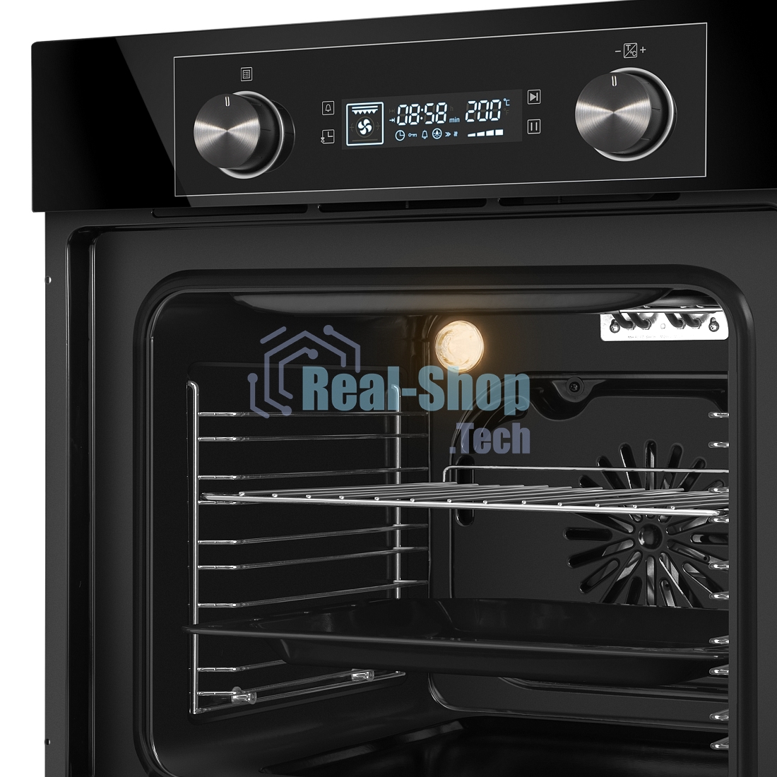 Духовой шкаф электрический HOMsair OEM6010BK черный