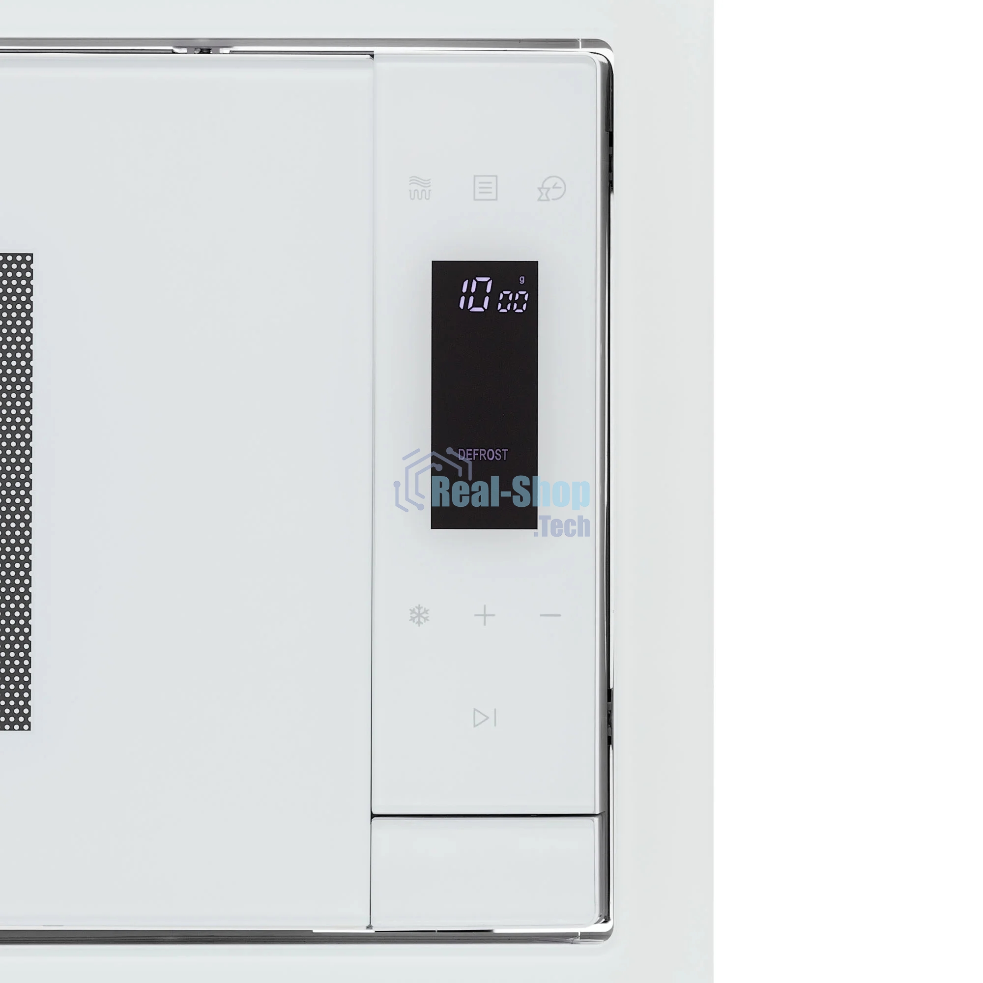 Микроволновая печь встраиваемая Krona ESSEN 60 WH DOTS белый, 31 л, 1000 Вт, переключатели - сенсор