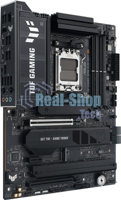 Материнская плата ASUS TUF GAMING X870E-PLUS WIFI7, AM5, AMD X870E, 4xDDR5, 4xSATA, 4xM.2, 1xPCIe 5.0 x16, 1xPCIe 4.0 x4, 1xPCIe 3.0 x1, 1xHDMI, 1x2.5Gb LAN, Wi-Fi 7, Bluetooth 5.4, 2xUSB-C 40Gbps, 3xUSB-A 10Gbps, 4xUSB-A 5Gbps, 4xUSB-A 2.0, 3x3.5 мм, 7.1, ATX