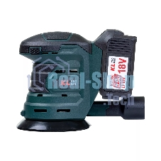 Эксцентриковая шлифовальная машина аккумуляторная KLPRO KLEZ18-50 (18В, Li-ion-2шт, 5.0А·ч, ЗУ 4,5А)