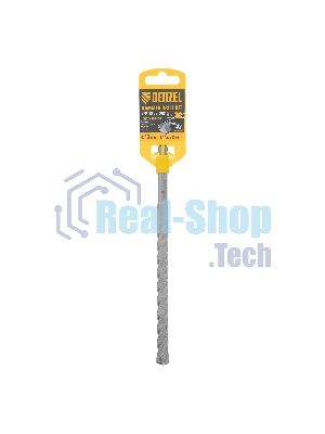 Бур по бетону Denzel цельная крестовая пластина, 12x215 мм, SDS PLUS