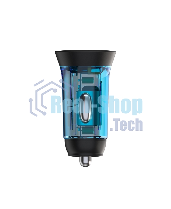 Автомобильное зарядное устройство Maxvi CCM-MS603PD 43W 6A (USB + Type-C, QC3.0 PD3.0) черный