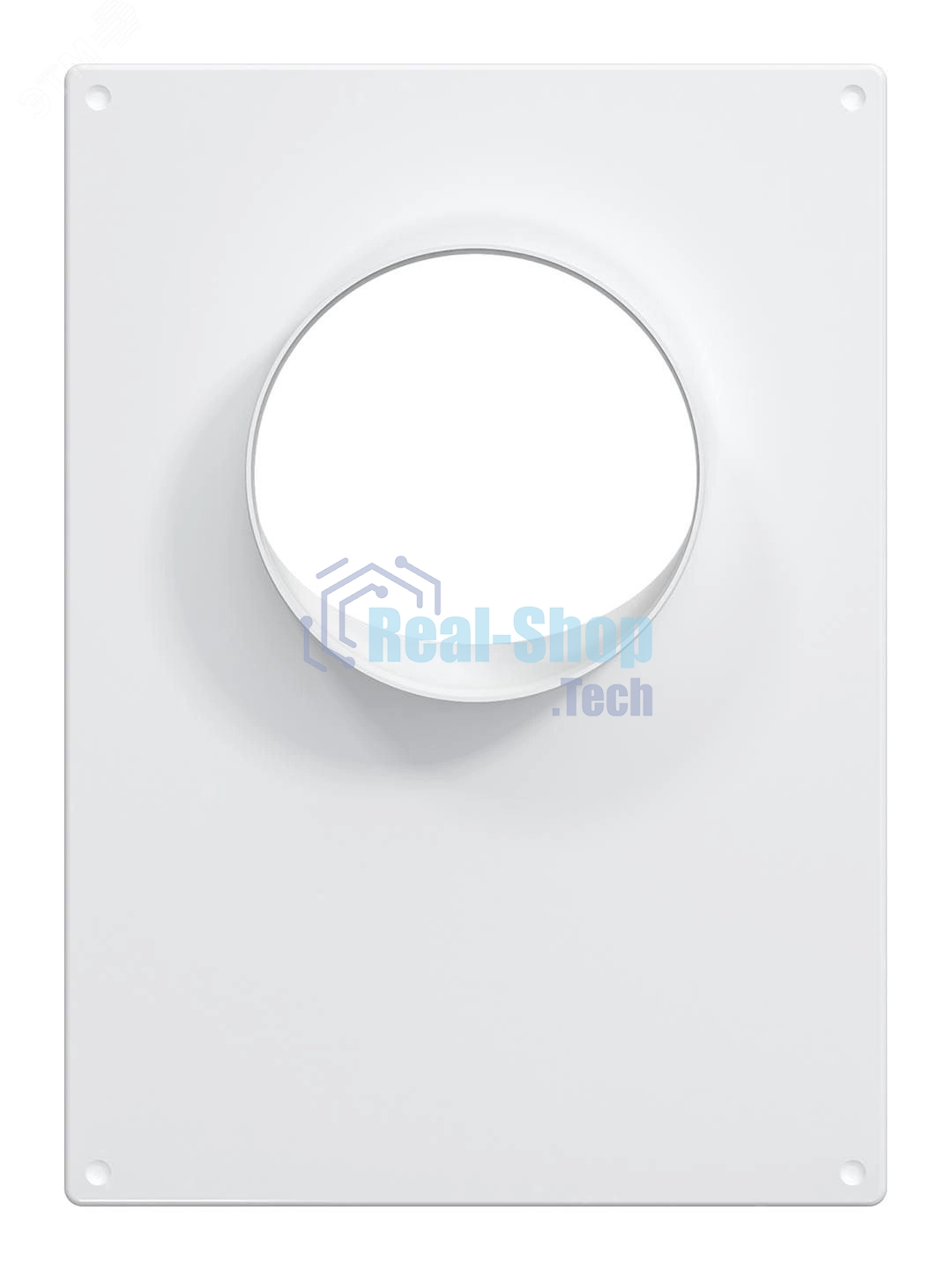 Площадка торцевая пластиковая ERA 180х250 фланец D130 130ПТП