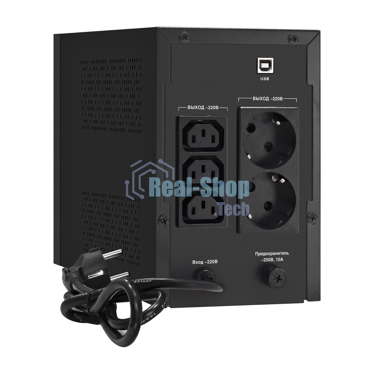 Источник бесперебойного питания ExeGate EX292802RUS SpecialPro UNB-1600.LED.AVR.2SH.3C13.USB 1600VA/950W, LED, AVR, 2*Schuko+3*C13, USB,съемн.кабель, металлический корпус, черный
